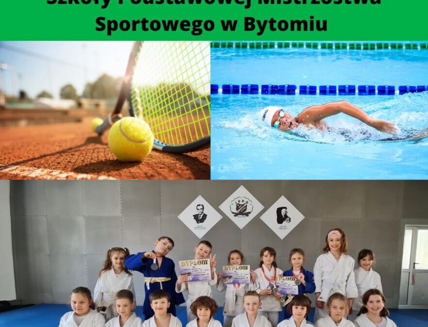 Dodatkowy nabór do Szkoła Podstawowa Mistrzostwa Sportowego w Bytomiu.